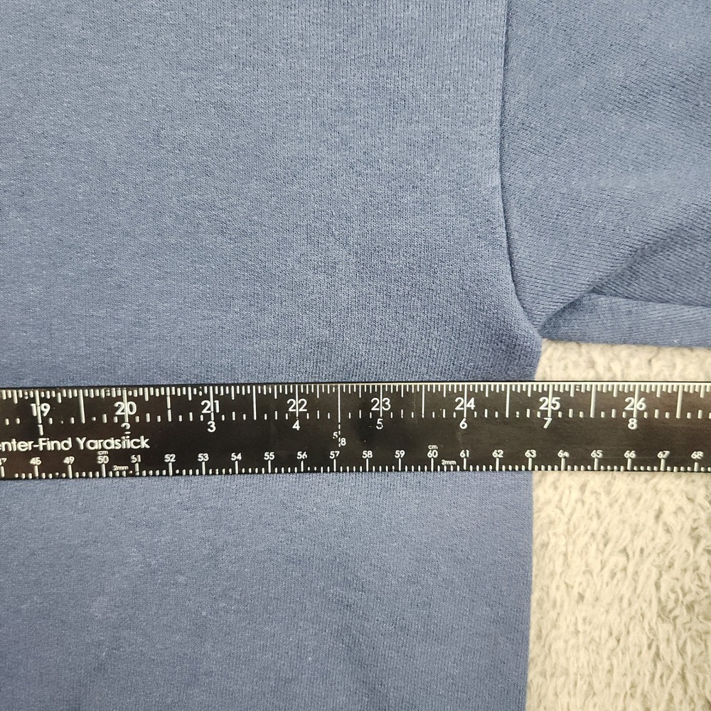 Fruit of the Loom Hoodie Mens XL Blue Plain Pullover Sweatshirt Basics Comfort - Picture 4 of 9